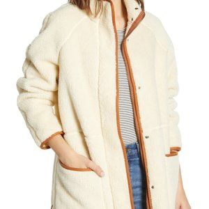 NWT Madewell Sherpa Estate Coat